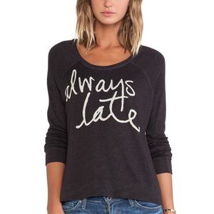 SALE ✨ Any 2 Items, 20% Off ✨ SUNDRY Grey Always Late Pullover Sweater